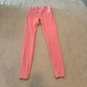 Lululemon Align High-Rise Pant 28" Pink Blossom size 6 Double Line